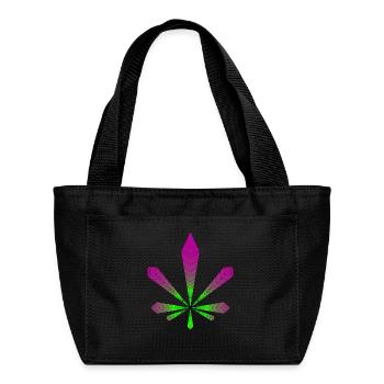 RADIATING LEAF - Recycled Insulated Lunch Bag -  - Front