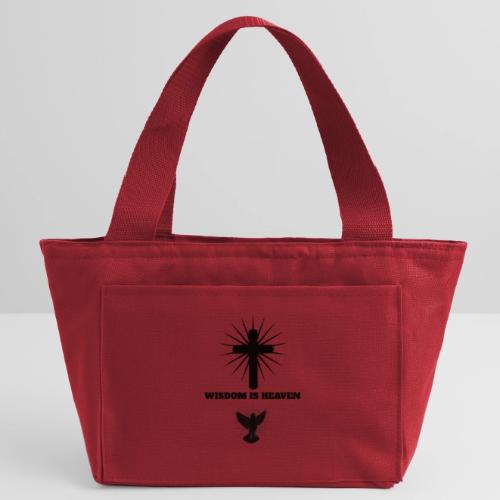 Wisdom Is Heaven - Recycled Insulated Lunch Bag