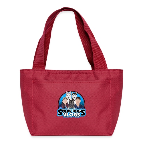 Snow Dogs Vlogs Family Logo - Recycled Lunch Bag
