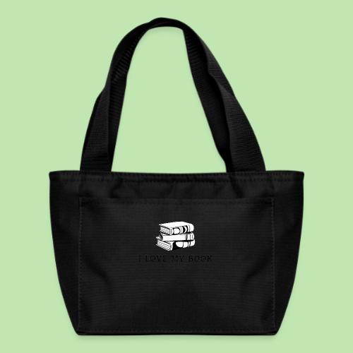 I love my book t-shirt - Recycled Insulated Lunch Bag