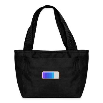 Aurora Gradient Battery Emblem - Recycled Insulated Lunch Bag -  - Front