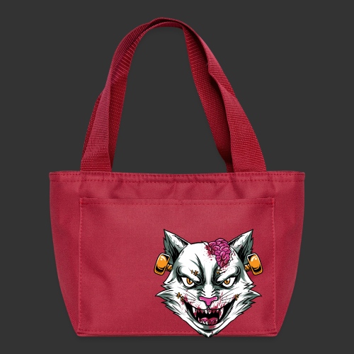 Horror Mashups: Zombie Stein Cat T-Shirt - Recycled Lunch Bag
