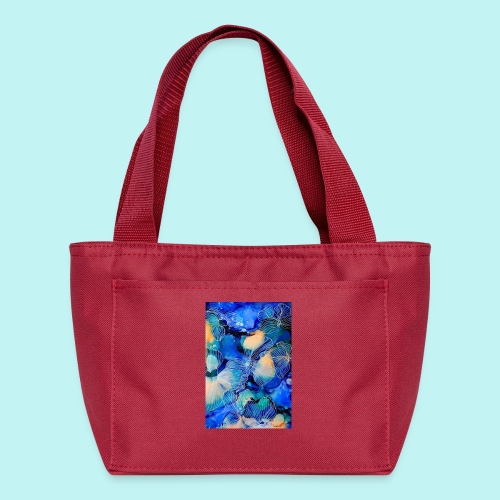 rise above and swim with me - Recycled Insulated Lunch Bag