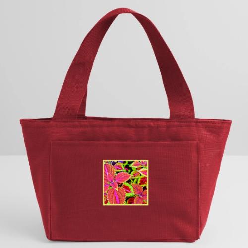 Vibrant RadiantLeaf Dreams Pattern - Recycled Insulated Lunch Bag