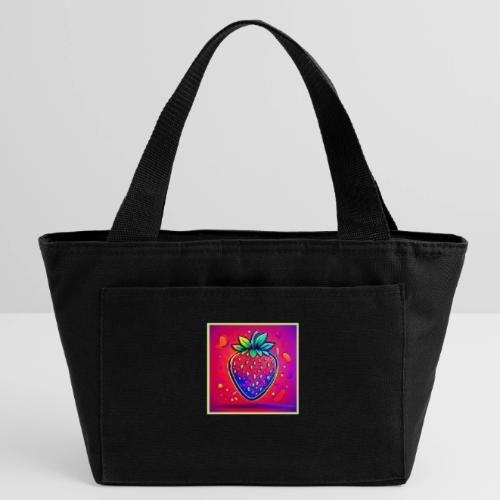 Neon Strawberry Pop - Recycled Insulated Lunch Bag