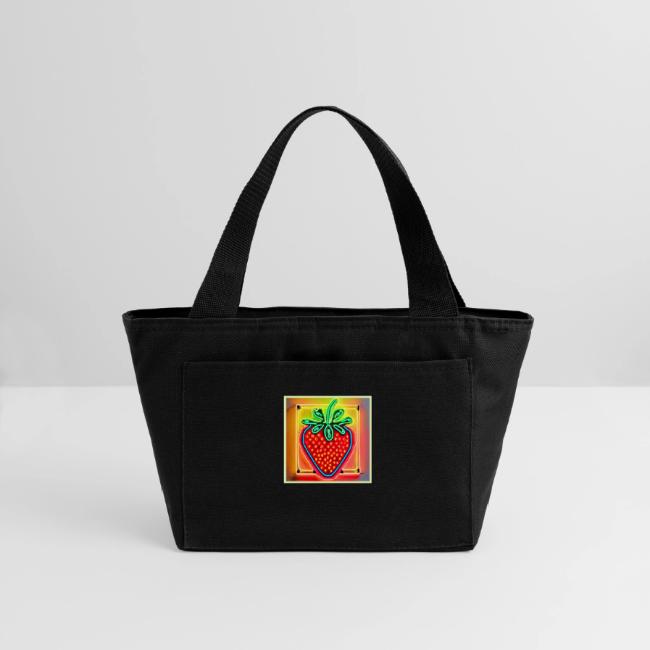 Colorful Strawberry Neon Glow