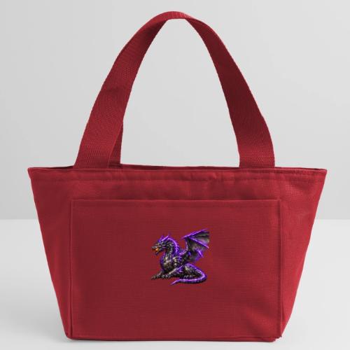 Neon Dragon at Rest - Recycled Insulated Lunch Bag