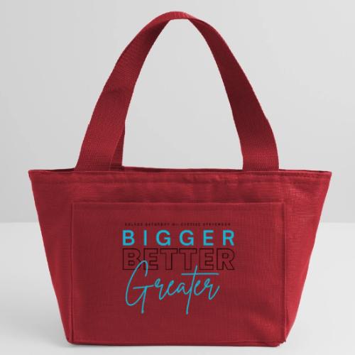 BIGGER BETTER GREATER - Recycled Insulated Lunch Bag