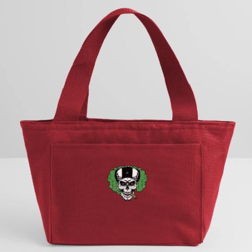 skull smoke cloud 2 - Recycled Insulated Lunch Bag