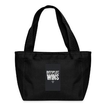Discipline Wins Diamond Emblem - Recycled Insulated Lunch Bag -  - Front