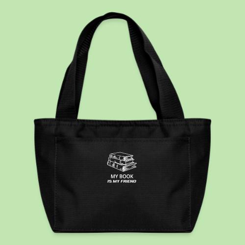 book lover t-shirt, book day shirt, my book is my - Recycled Insulated Lunch Bag