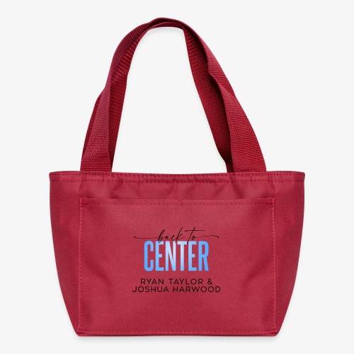 Back to Center Title Black - Recycled Lunch Bag