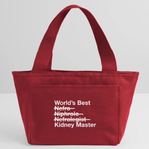 Worlds Best Kidney Master - Recycled Insulated Lunch Bag