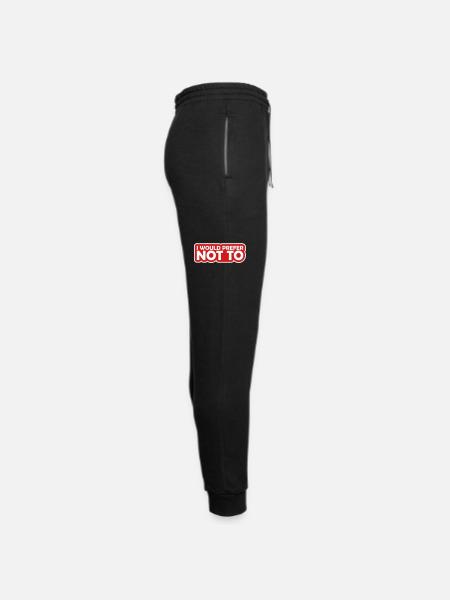 I prefer not to - Unisex Joggers - black/asphalt