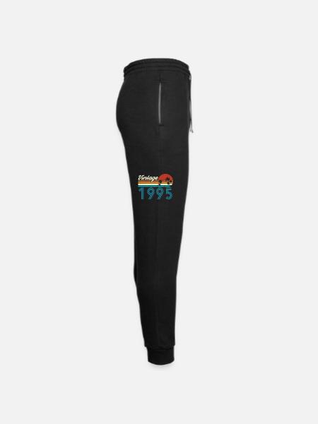 Vintage 1995 Vintage Birthday Retro Vintage - Unisex Joggers - black/asphalt