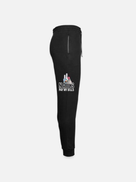 Nails Pay My Bills Manicurist - Unisex Joggers - black/asphalt - Right