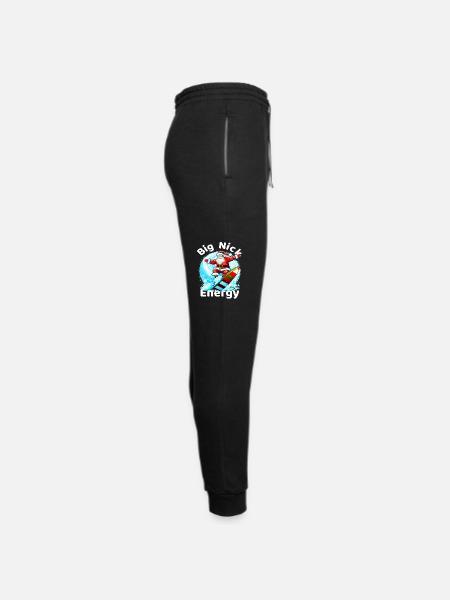 Big Nick Energy,Retro Santa - Unisex Joggers - black/asphalt