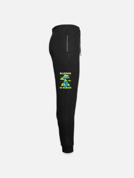 Aliens Allergic to Humans - Unisex Joggers - black/asphalt