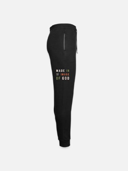 Image Of God Christian Quote - Unisex Joggers - black/asphalt - Right