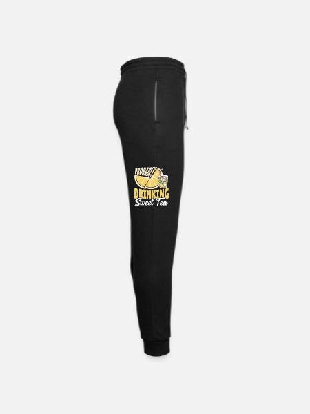 Sweet Tea Ice Tea Probably Drinking Sweet Tea - Unisex Joggers - black/asphalt - Right