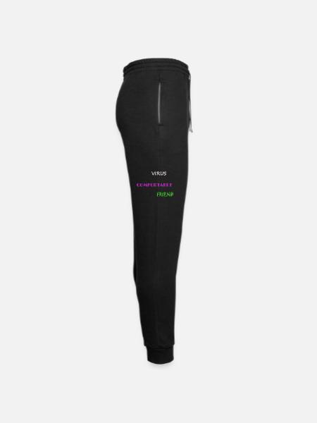 Virus Comfortable Friend - Unisex Joggers - black/asphalt - Right