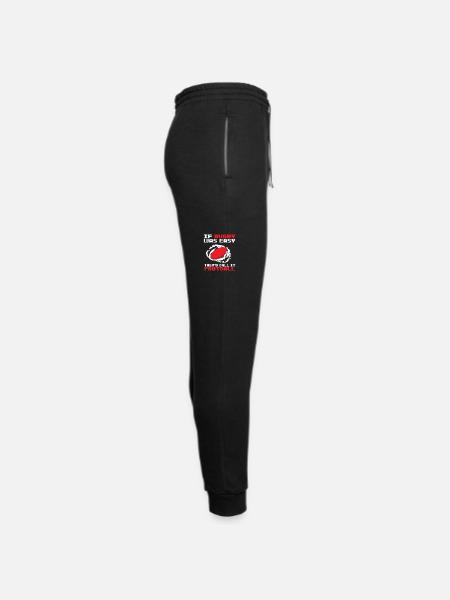 Rugby Player - Unisex Joggers - black/asphalt - Right