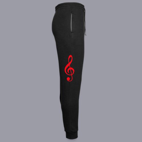 G CLEF - RED DESIGN - Unisex Joggers