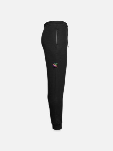 Turtle colorful - Unisex Joggers - black/asphalt - Right