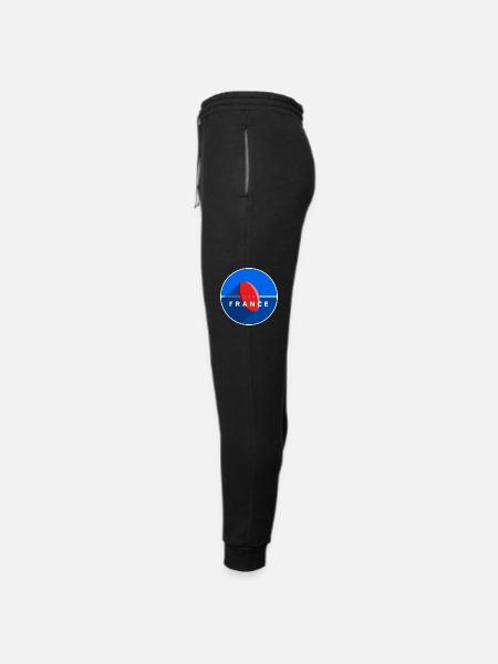 RUGBY FRANCE - Unisex Joggers - black/asphalt - Left