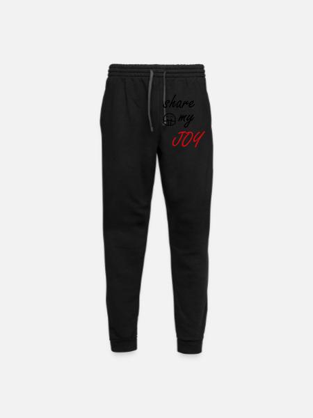 Share My Joy - Unisex Joggers - black/asphalt - Front
