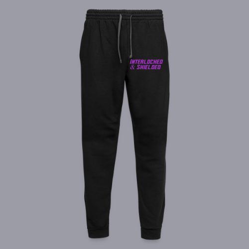INTERLOCKED & SHIELDED - PURPLE DESIGN - Unisex Joggers