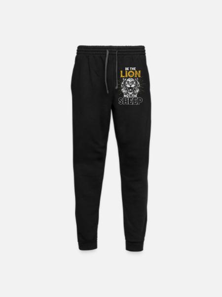 Be The Lion Not The Sheep Lions - Unisex Joggers - black/asphalt