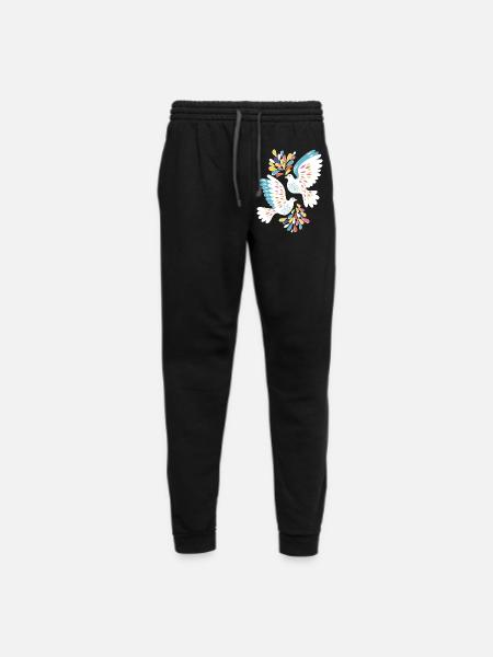 Peace Doves - Unisex Joggers - black/asphalt