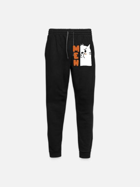 Angry Meh Cat - Unisex Joggers - black/asphalt