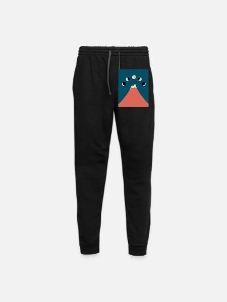 Cat Landscape - Unisex Joggers - black/asphalt - Front