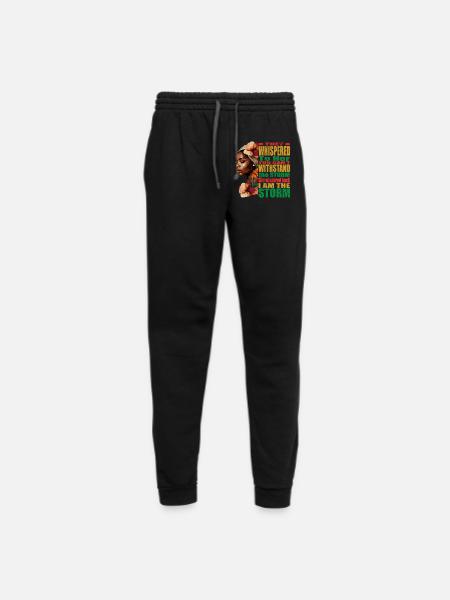 Strong Black Women Black Pride Black History Month - Unisex Joggers - black/asphalt - Front