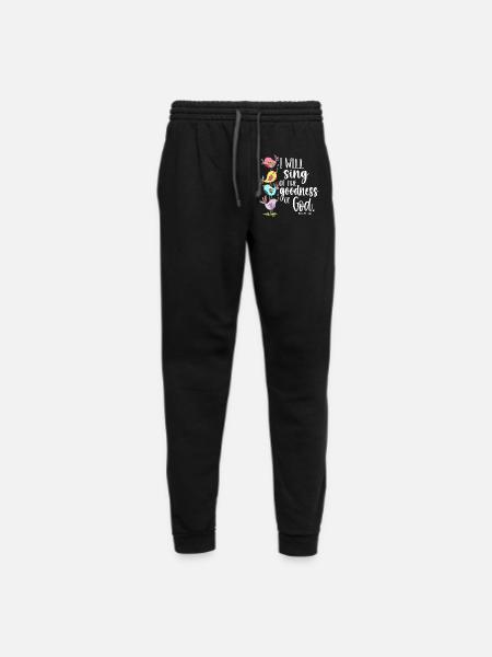 I Will Sing Of The Goodness Of God - Unisex Joggers - black/asphalt