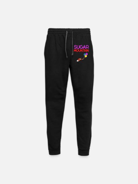 Sugar Mountain Walking the Noisy Fair just 19 yrs - Unisex Joggers - black/asphalt - Front