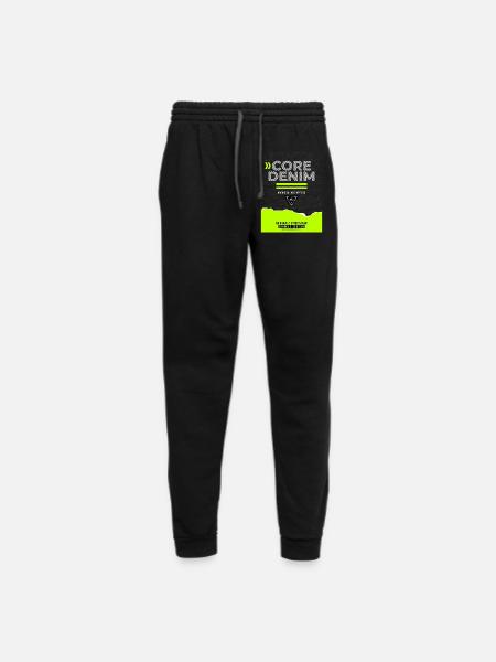 Core denim - Unisex Joggers - black/asphalt - Front