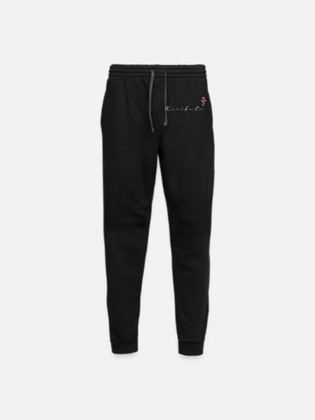 Kiribati - Unisex Joggers - black/asphalt - Front