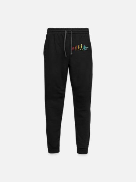 Chess Evolution Grandmaster Queen Player - Unisex Joggers - black/asphalt - Front