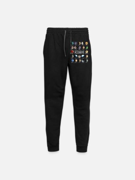 Planet Astronomy Space Astrophysics - Unisex Joggers - black/asphalt - Front