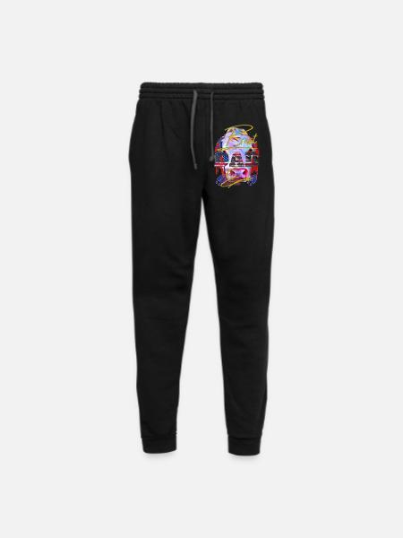 Smoker Grilling Gift Funny Saying - Unisex Joggers - black/asphalt - Front