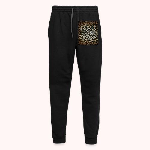 Blue Brown Black Leopard Pattern - Unisex Joggers