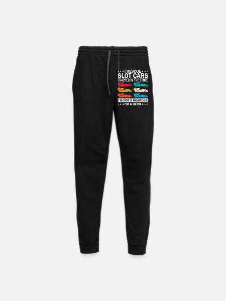 I Rescue Slot Cars Toy RC Car Racer - Unisex Joggers - black/asphalt - Front