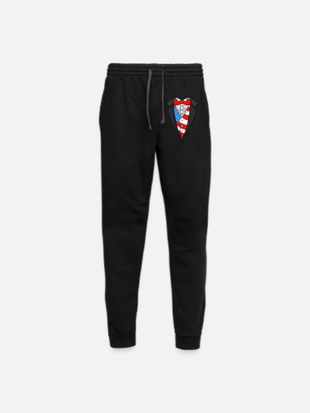 American Suit - Unisex Joggers - black/asphalt - Front