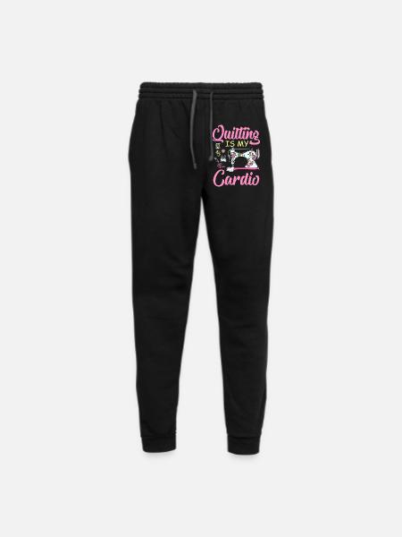 Quilting Is My Cardio - Unisex Joggers - black/asphalt