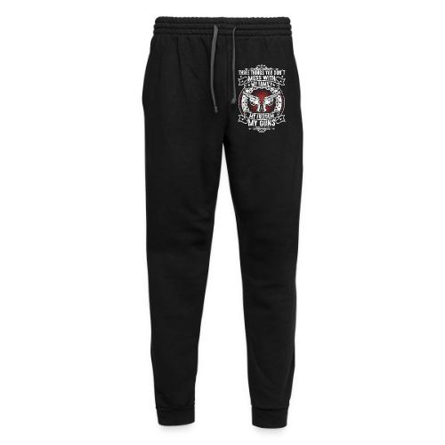 Three Things You Don't Mess with WHITE - Unisex Joggers
