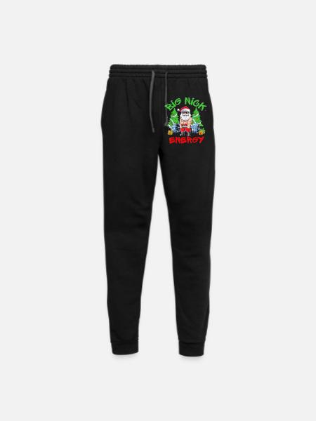 Big Nick Energy Santa Gym - Unisex Joggers - black/asphalt - Front