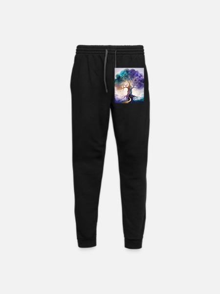 Nebula Bloom - Unisex Joggers - black/asphalt